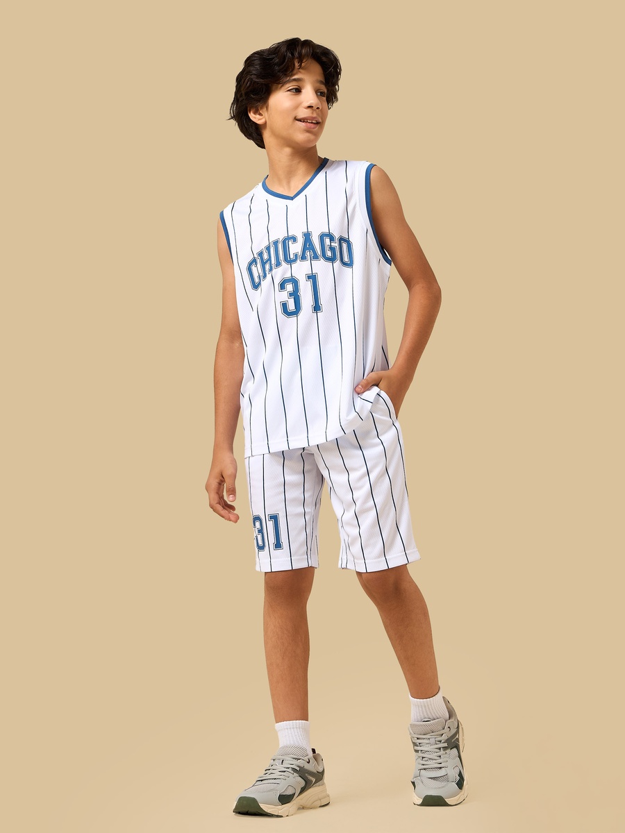 Chicago Print Tank Top and Shorts Set