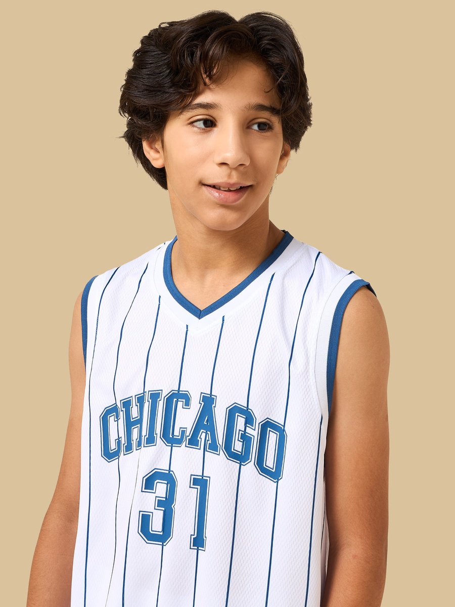 Chicago Print Tank Top and Shorts Set