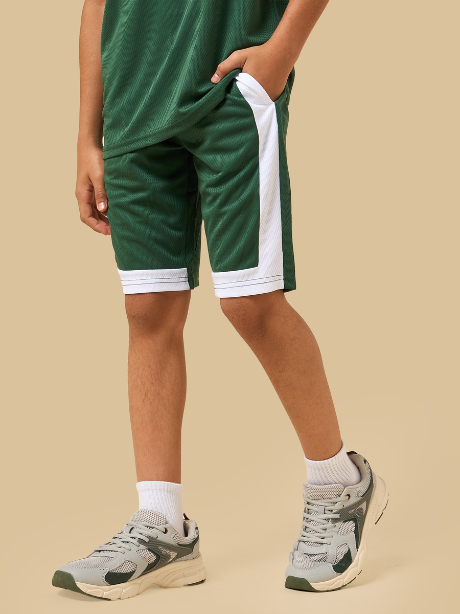 Varsity Print Cotton Tank Top and Shorts Set