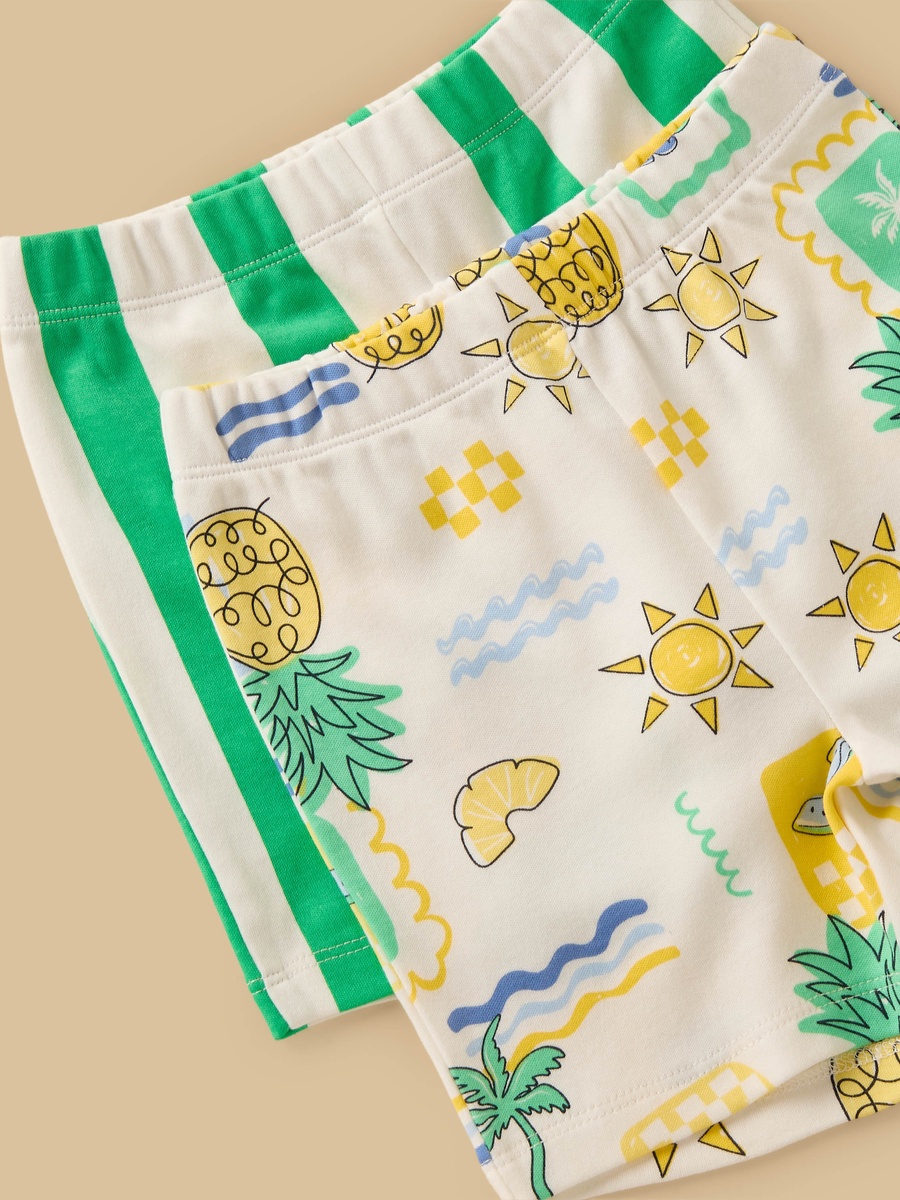 Pack of 2 - Printed Shorts Set