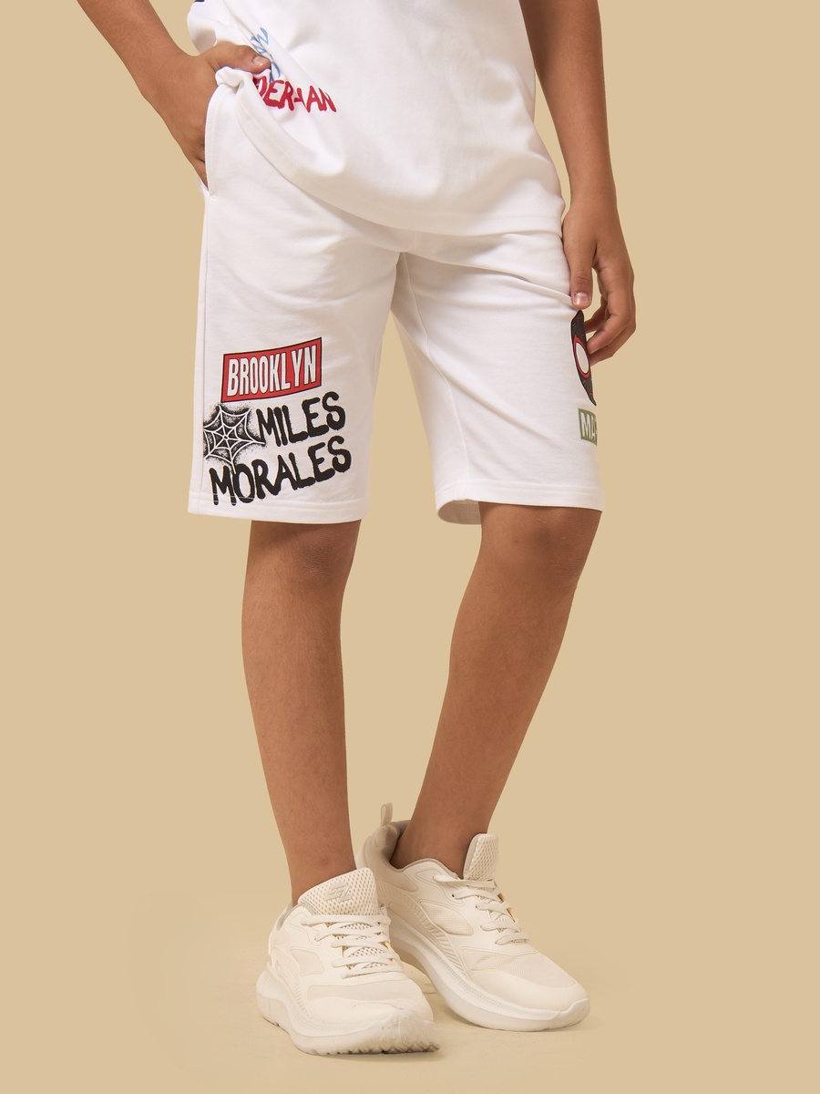 Spider-Man Print T-Shirt and Shorts Set