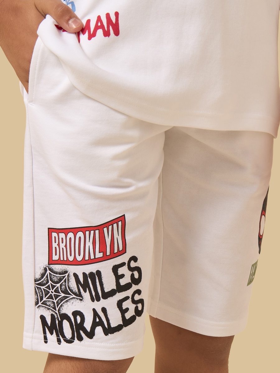 Spider-Man Print T-Shirt and Shorts Set