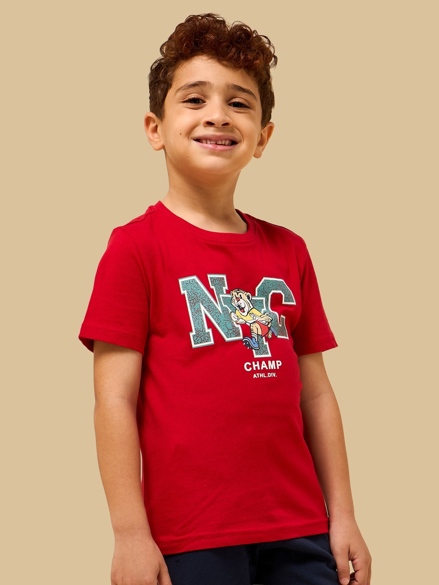 NYC Print Cotton T-Shirt and Shorts Set