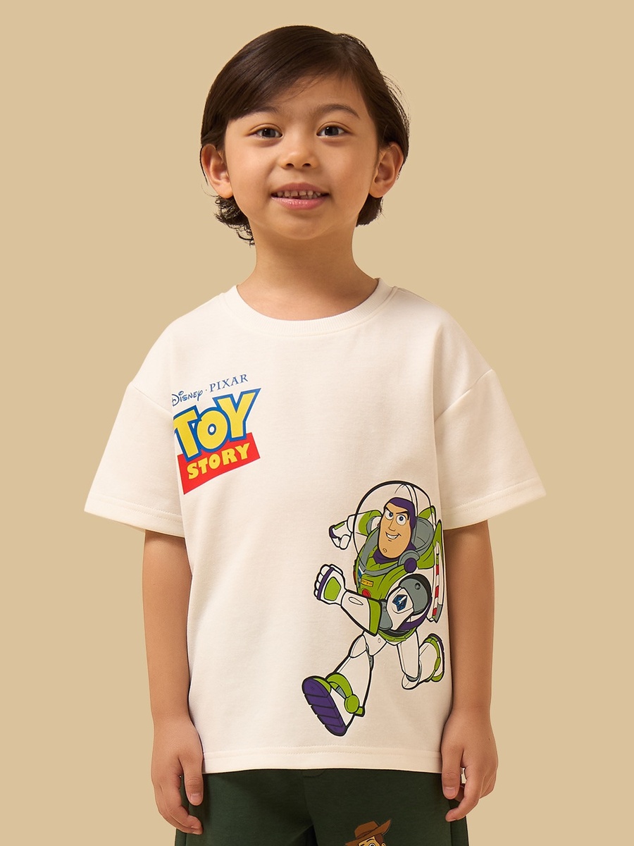 Toy Story Print Cotton T-Shirt and Shorts Set