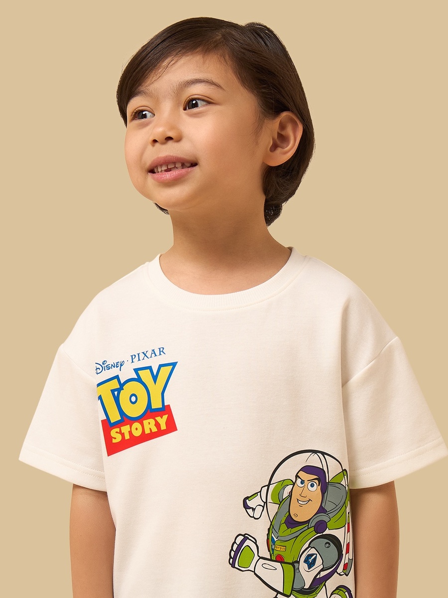 Toy Story Print Cotton T-Shirt and Shorts Set