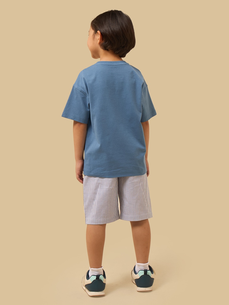 Embroidered T-Shirt and Shorts Set