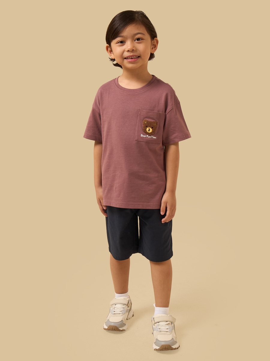 Embroidered T-Shirt and Shorts Set