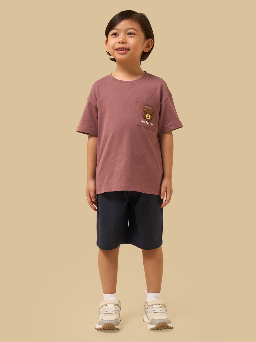 Embroidered T-Shirt and Shorts Set