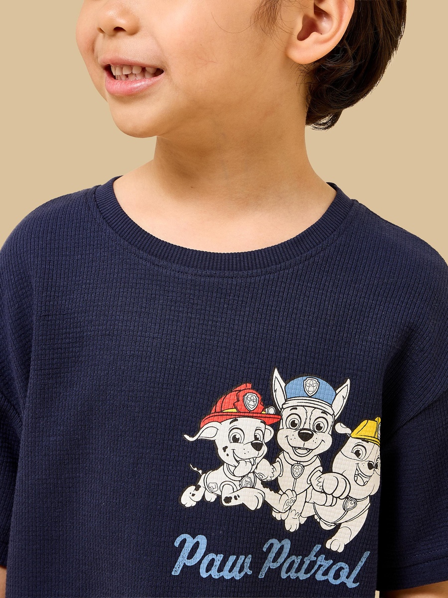 PAW Patrol Print Cotton T-Shirt and Shorts Set