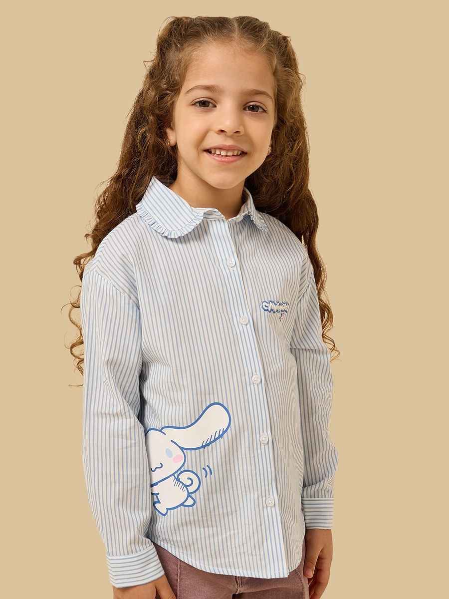 Cinamoroll Print Cotton Shirt