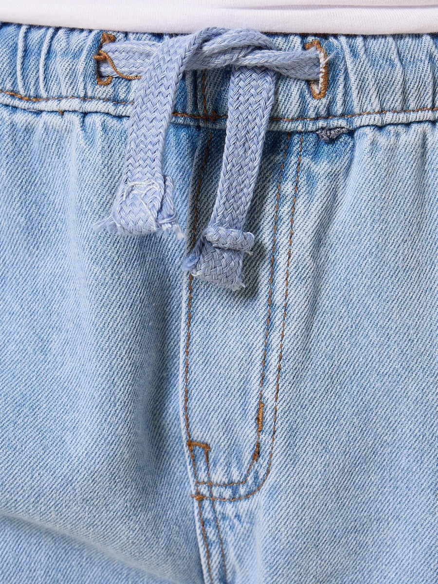 Pull-On Carpenter Denim Shorts