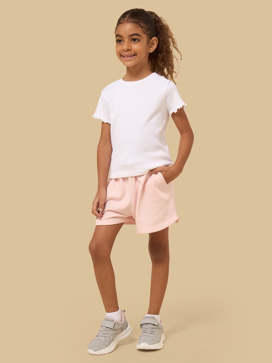 Heart Embroidered Shorts