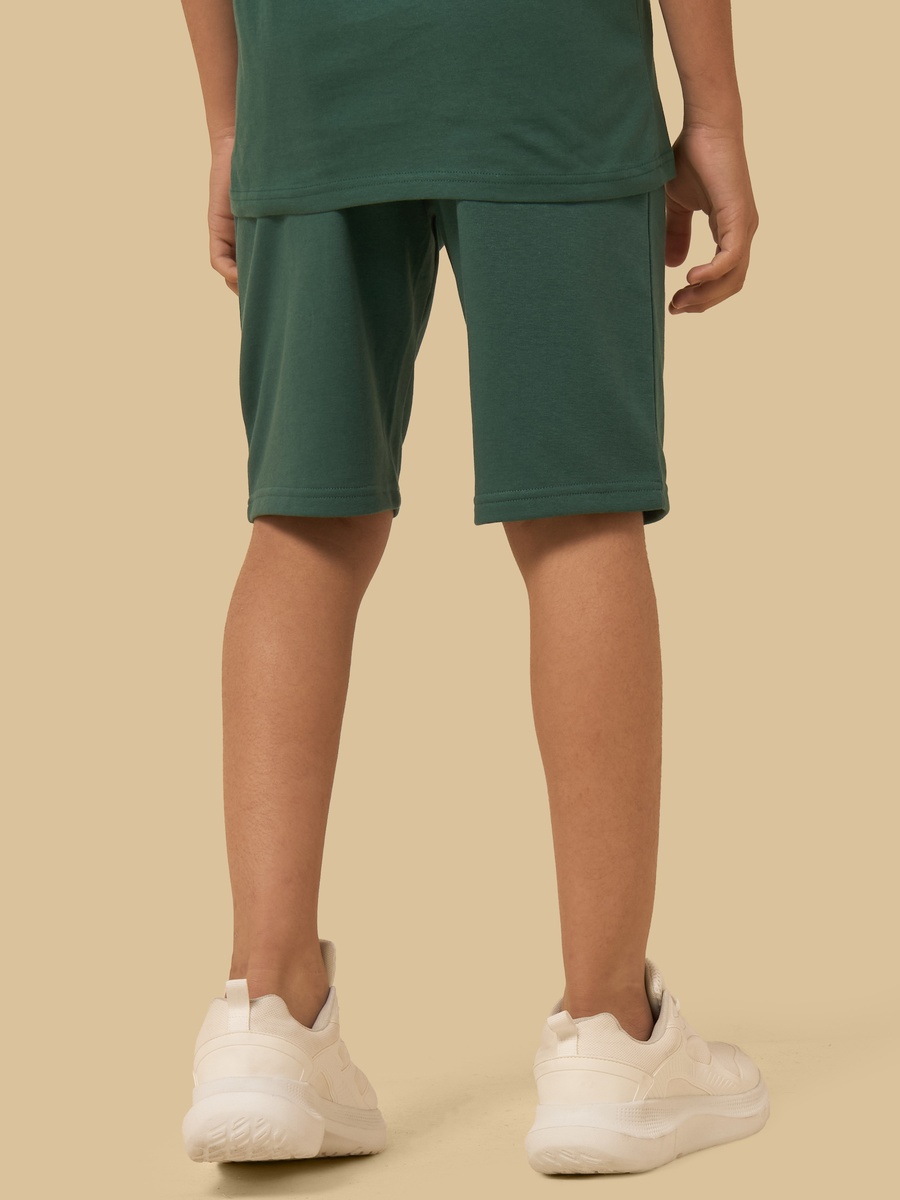Varsity Print Cotton Shorts