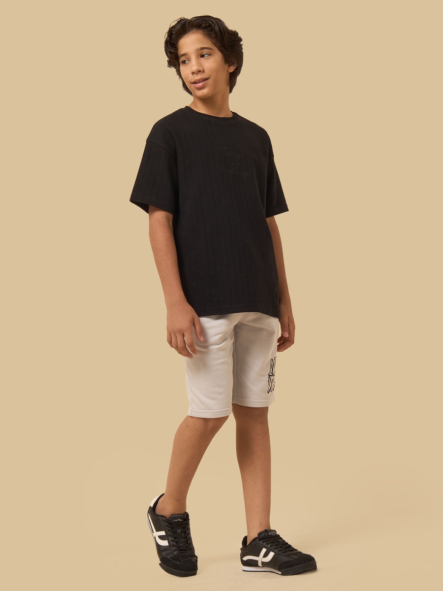 New York Print Cotton Shorts