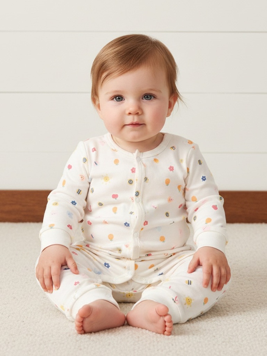 Pack of 2 - Printed Sleepsuit