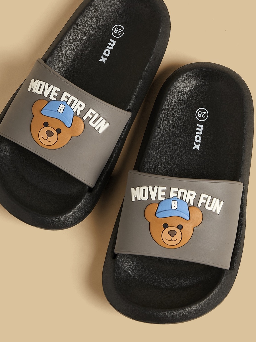 Teddy Bear Applique Slides