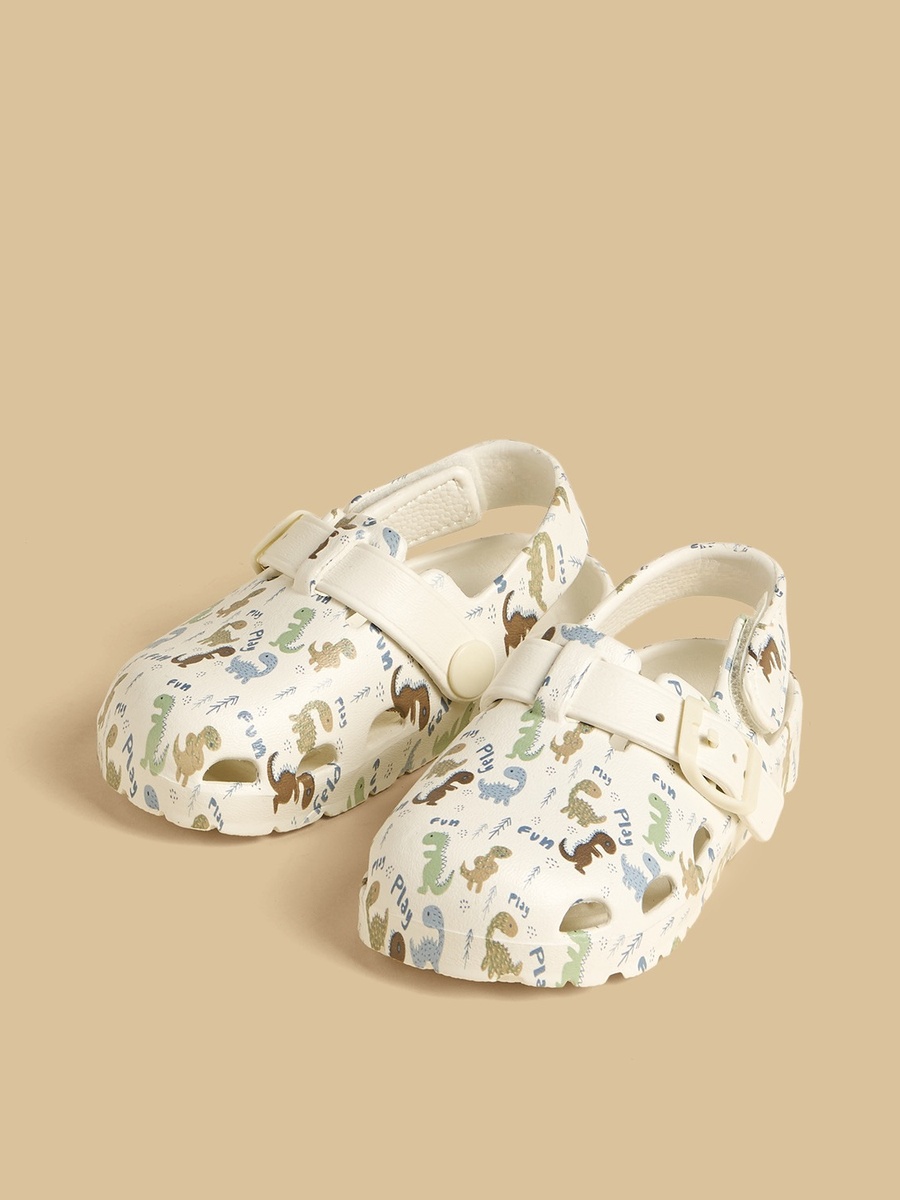 Dinosaur Print Clogs