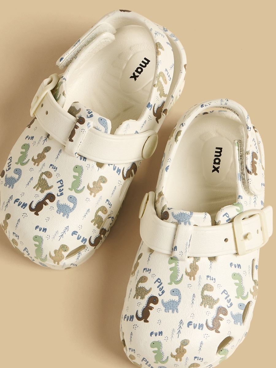 Dinosaur Print Clogs