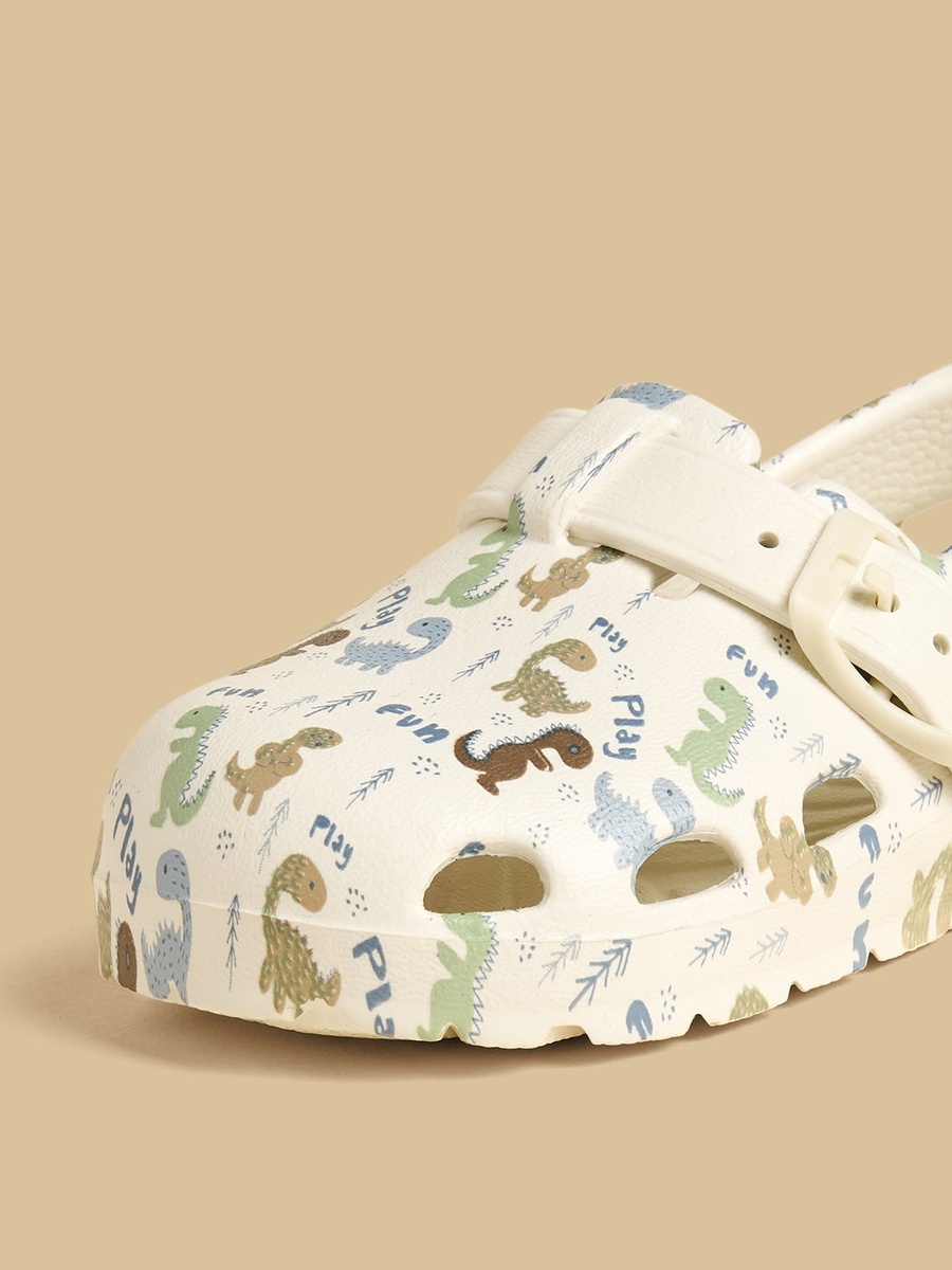 Dinosaur Print Clogs