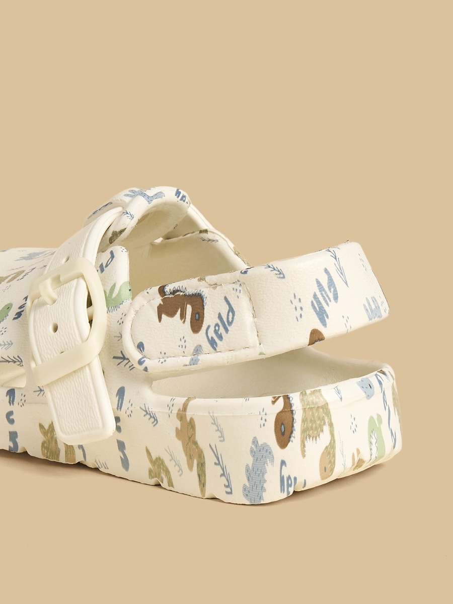 Dinosaur Print Clogs