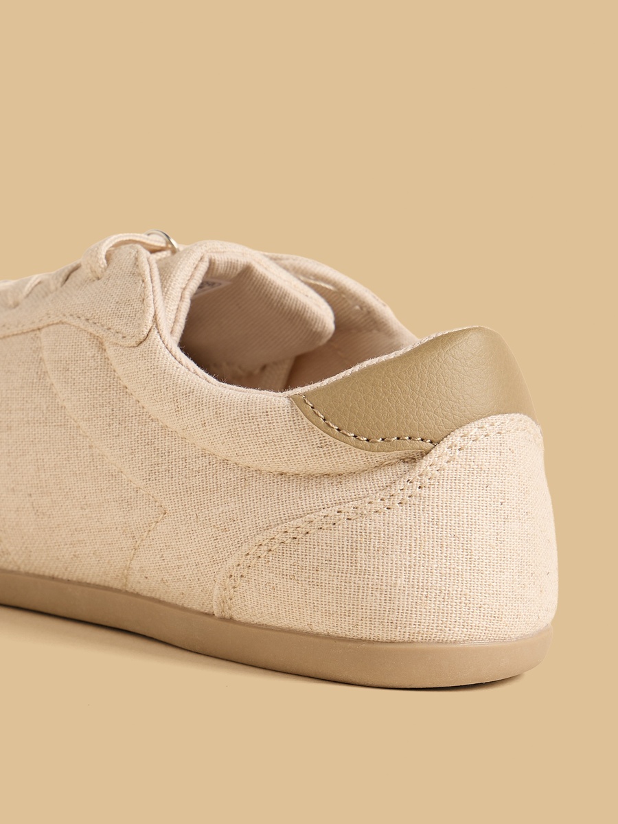 Charm Accent Sneakers with Lace-Up Closure