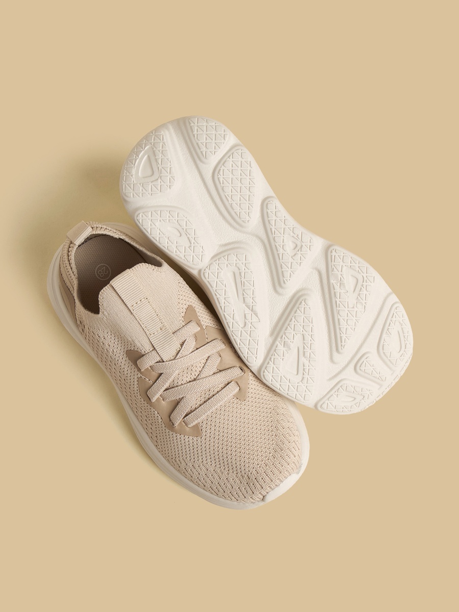 Textured Slip-On Sneakerina Shoes