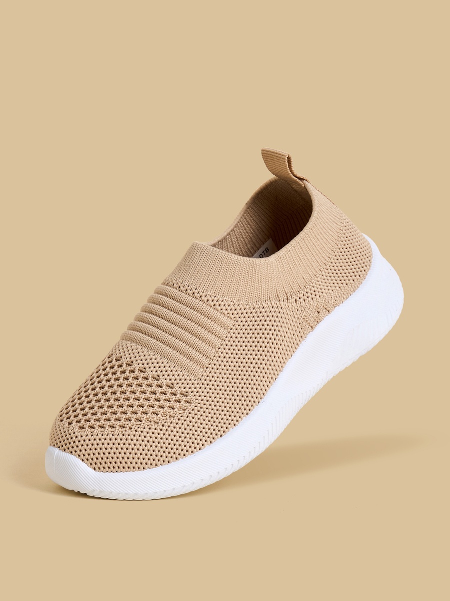 Flyknit Textured Slip-On Sports Shoes