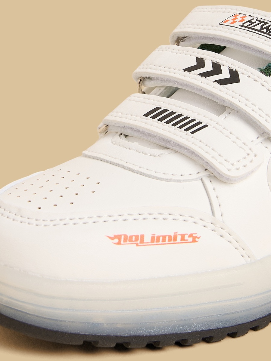 Hot Wheels Accent Light-Up Sports Shoes with Hook and Loop Closure
