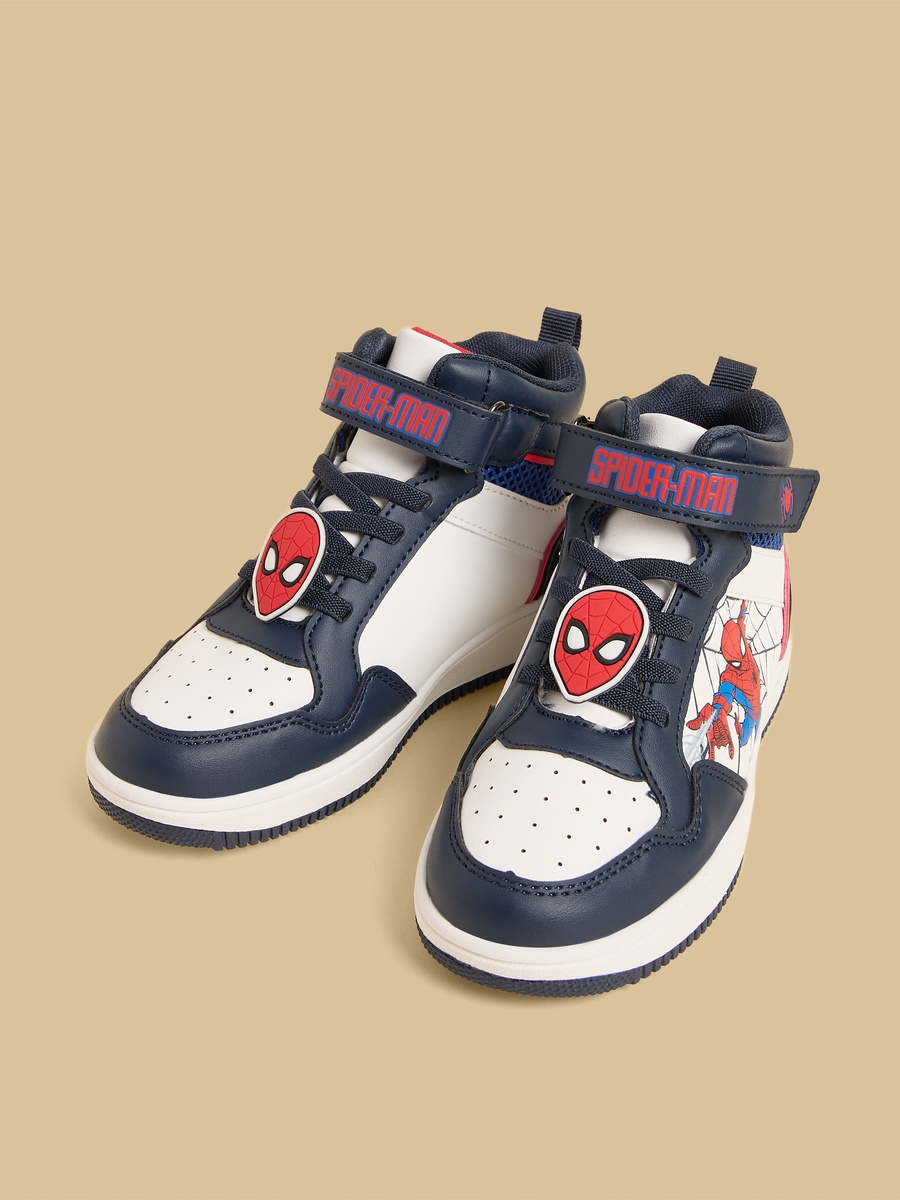 Spider-Man Applique Sneakers with Hook and Loop Closure