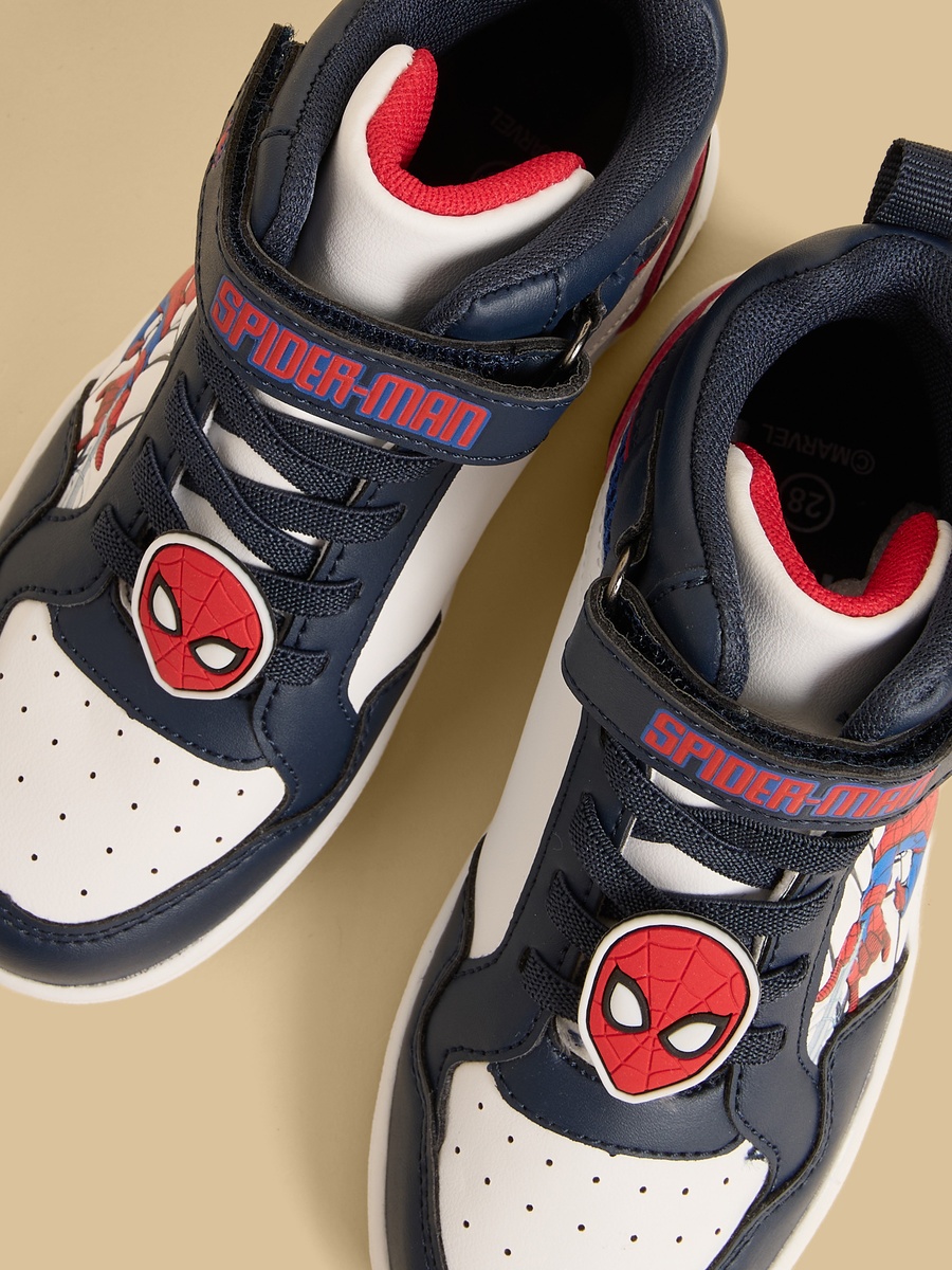 Spider-Man Applique Sneakers with Hook and Loop Closure