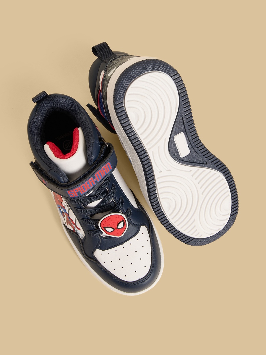 Spider-Man Applique Sneakers with Hook and Loop Closure