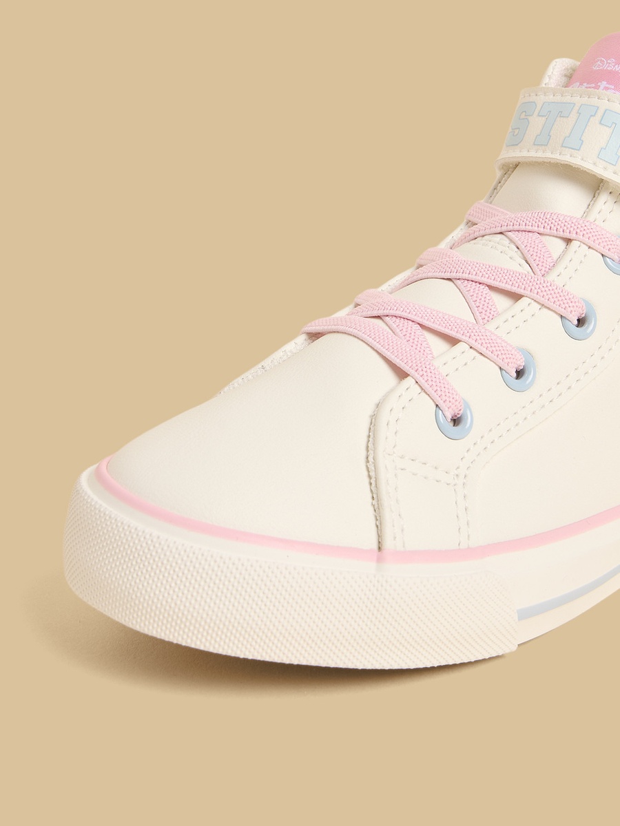 Stitch Print High Top Sneakers