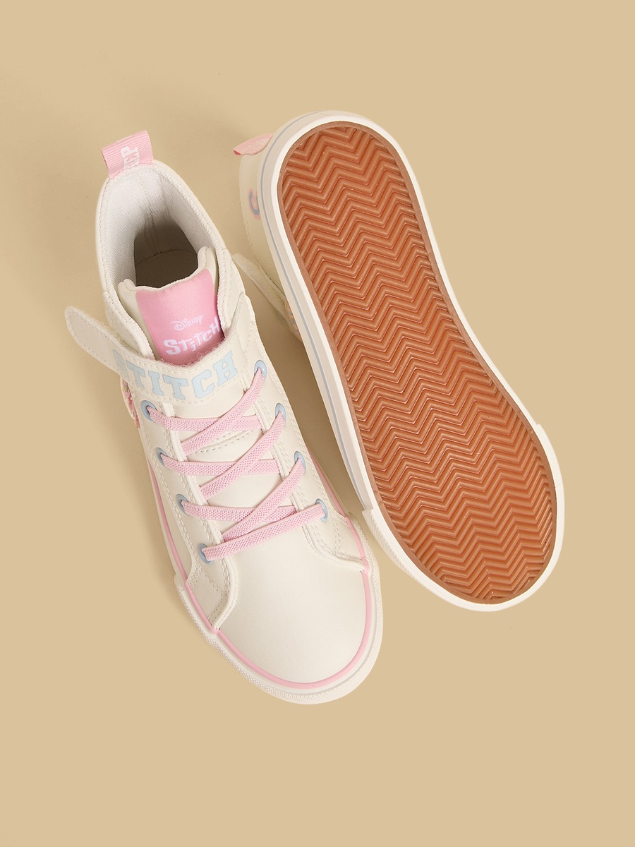 Stitch Print High Top Sneakers