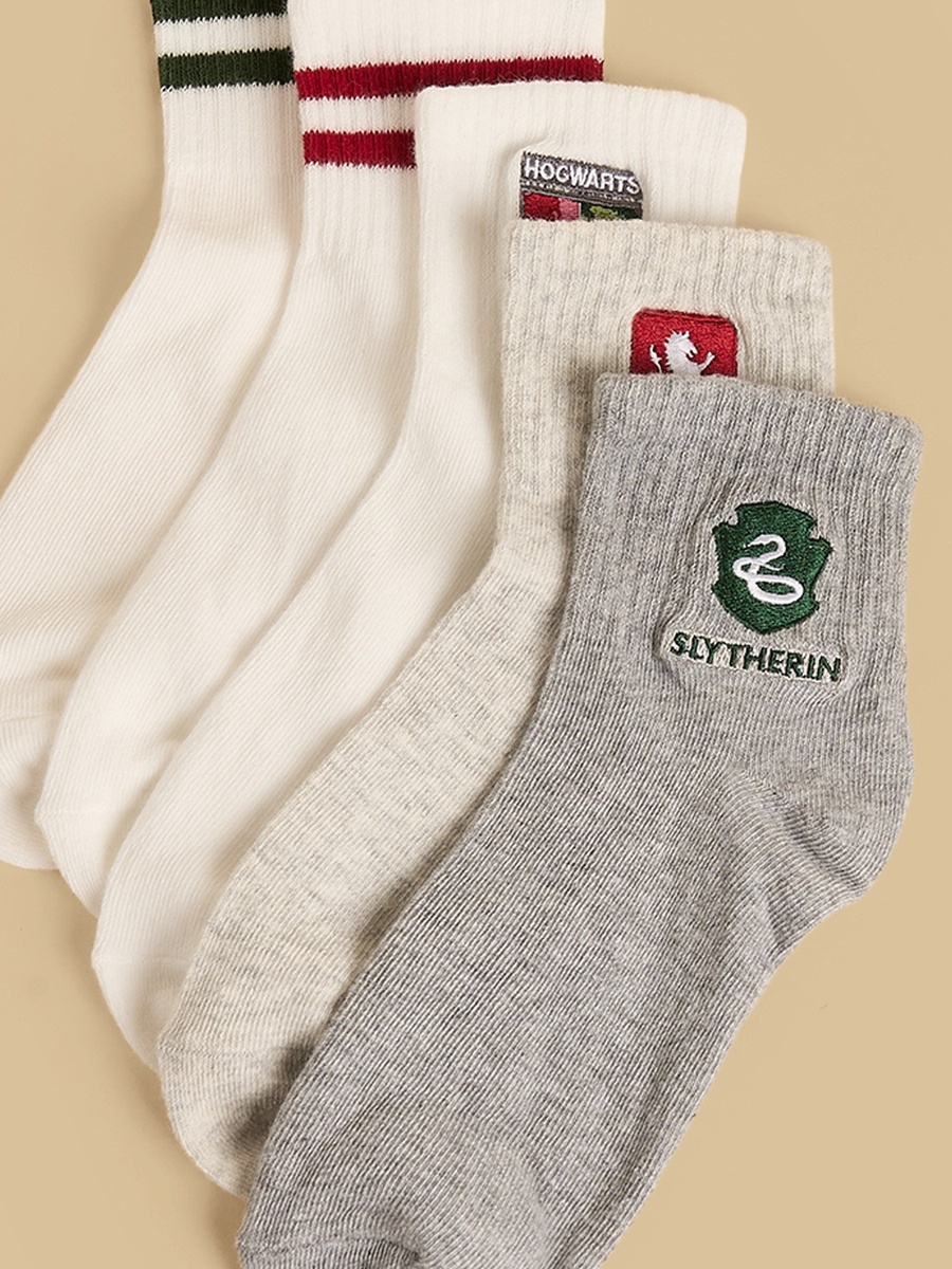 Pack of 5 - Harry Potter Ankle Length Socks