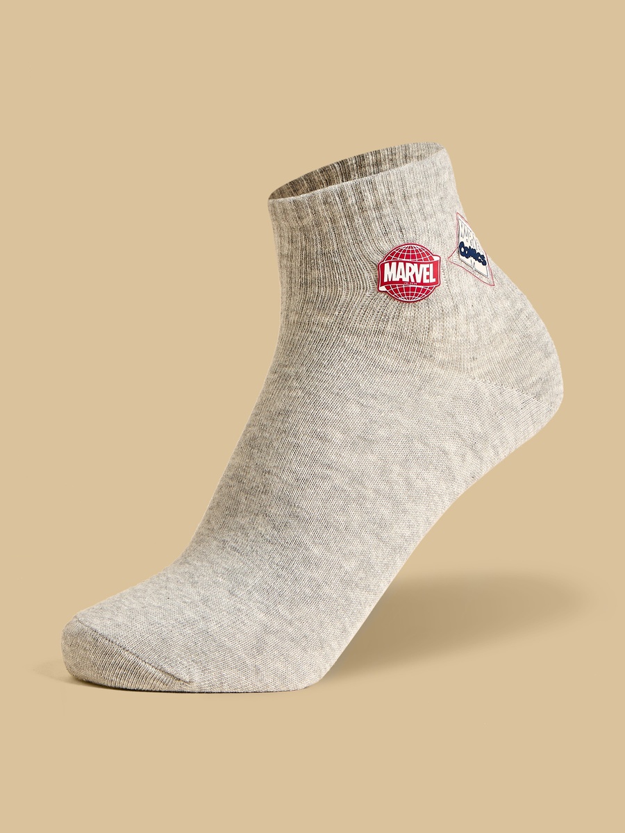 Pack of 3 - Marvel Print Ankle Length Socks