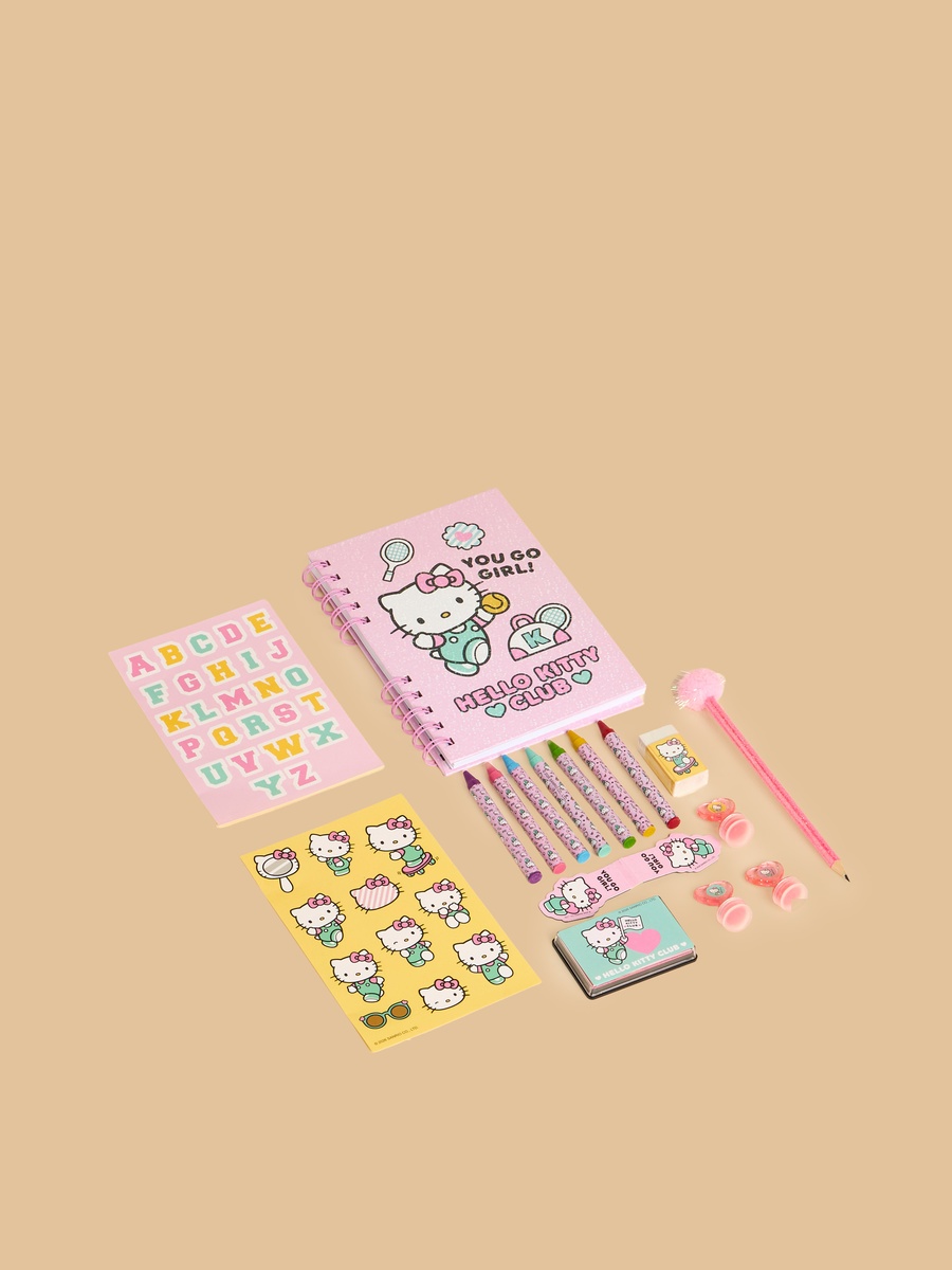 Hello Kitty Print Stationery Set