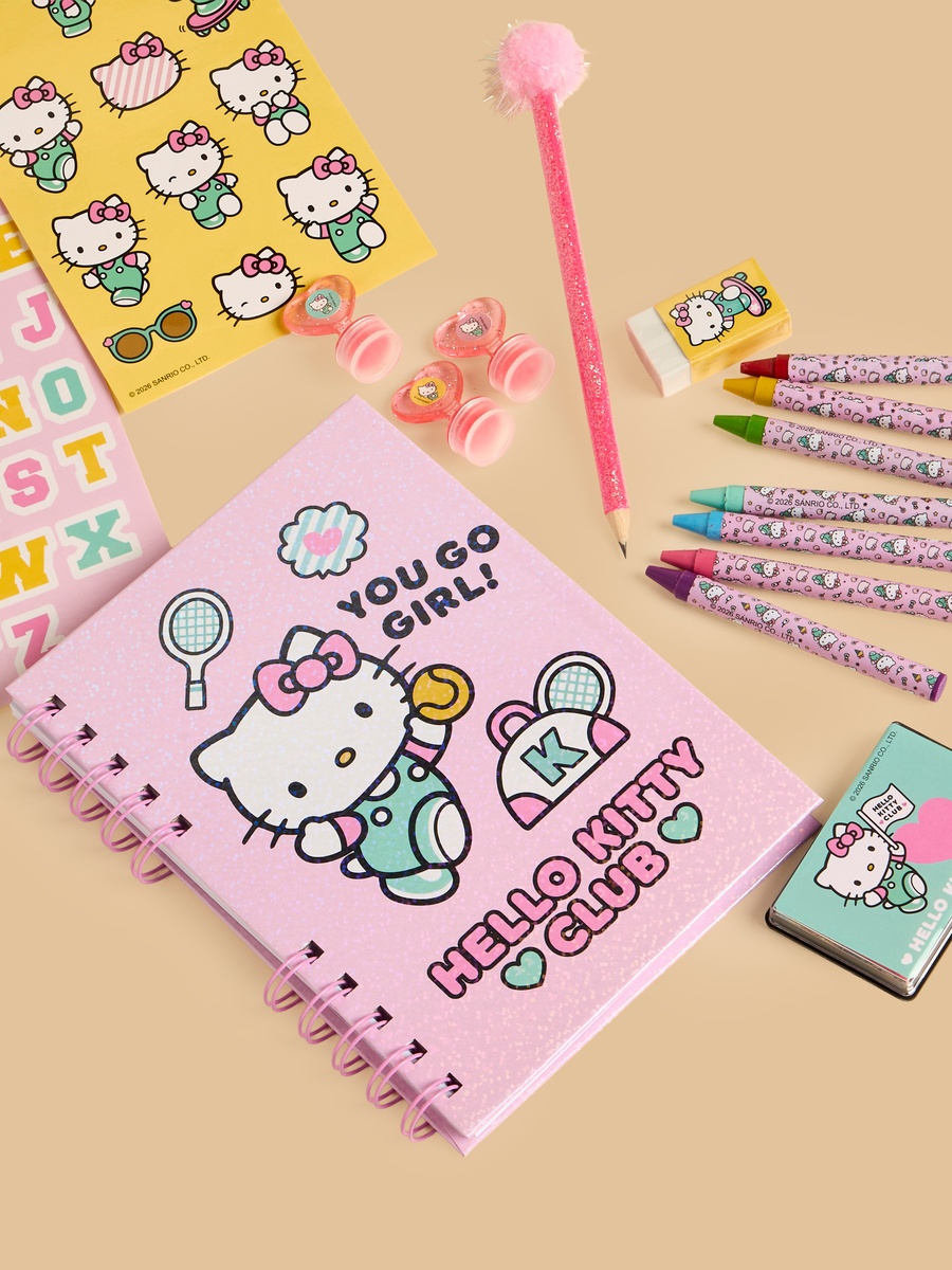 Hello Kitty Print Stationery Set