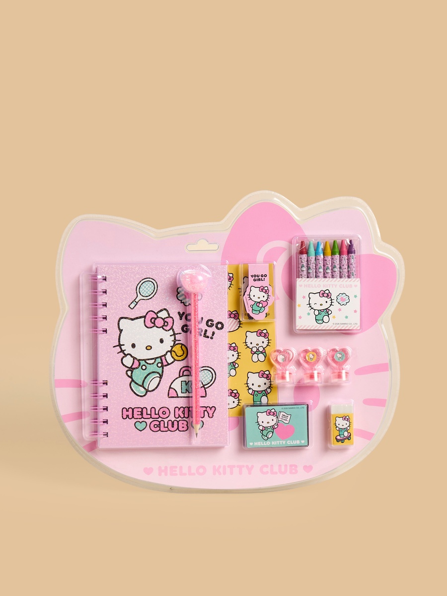 Hello Kitty Print Stationery Set