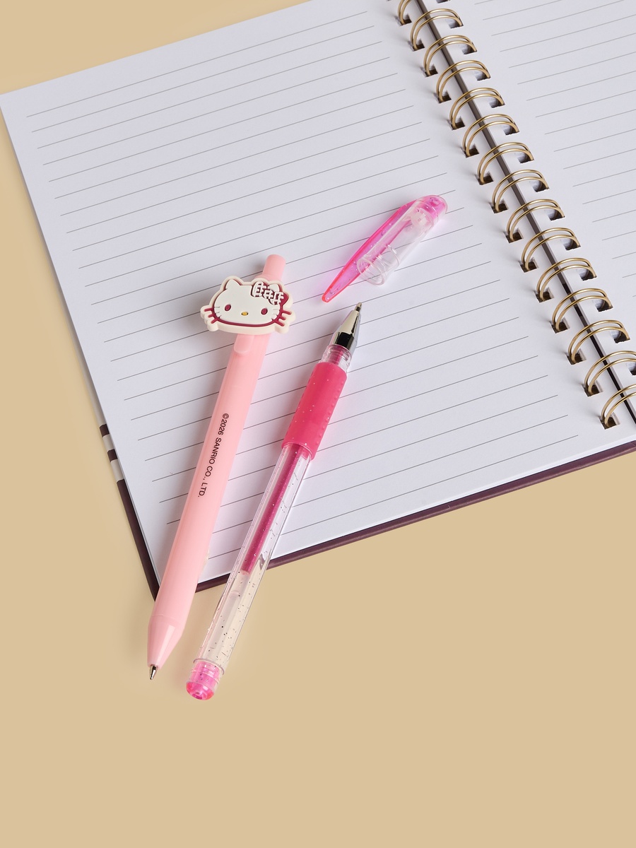 Hello Kitty Print 5-Piece Stationery Set