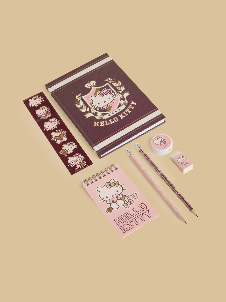 Hello Kitty Print Stationery Set