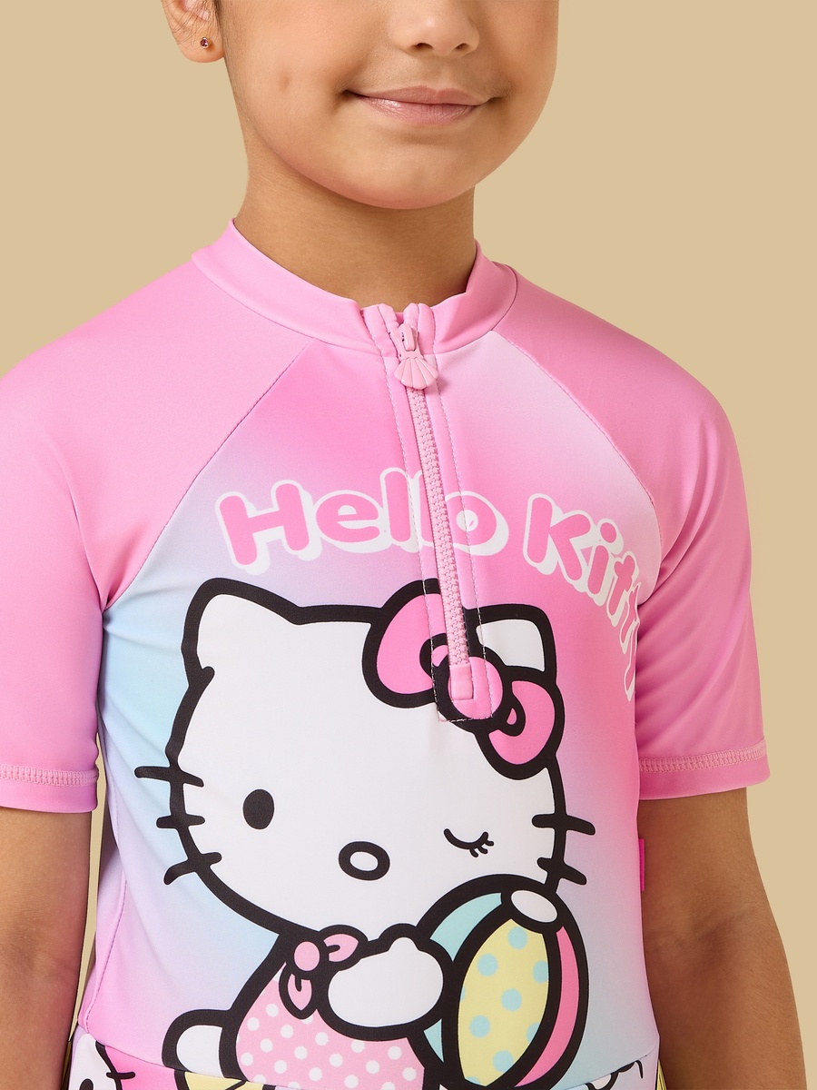 Hello Kitty Print Swimsuit