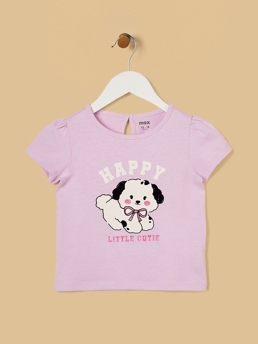 Dog Print Cotton Top