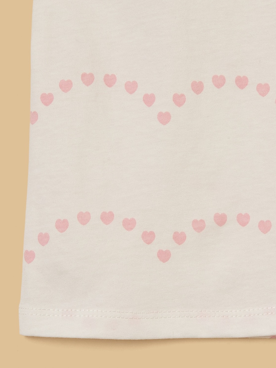 Slogan Print Cotton Top