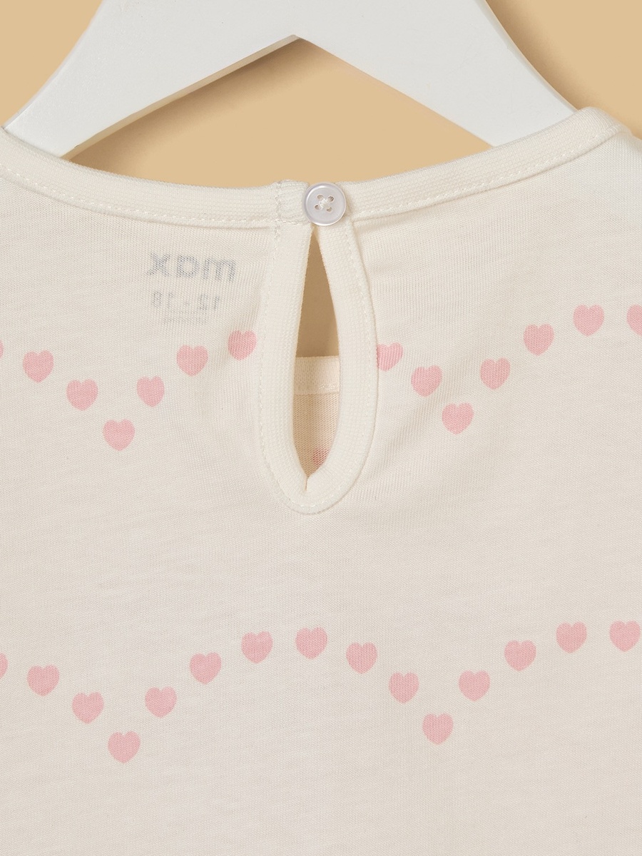Slogan Print Cotton Top