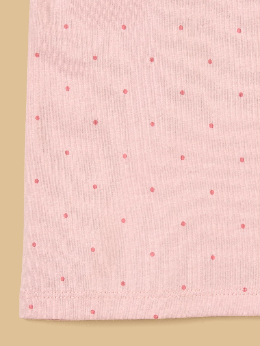 Slogan Print Cotton Top