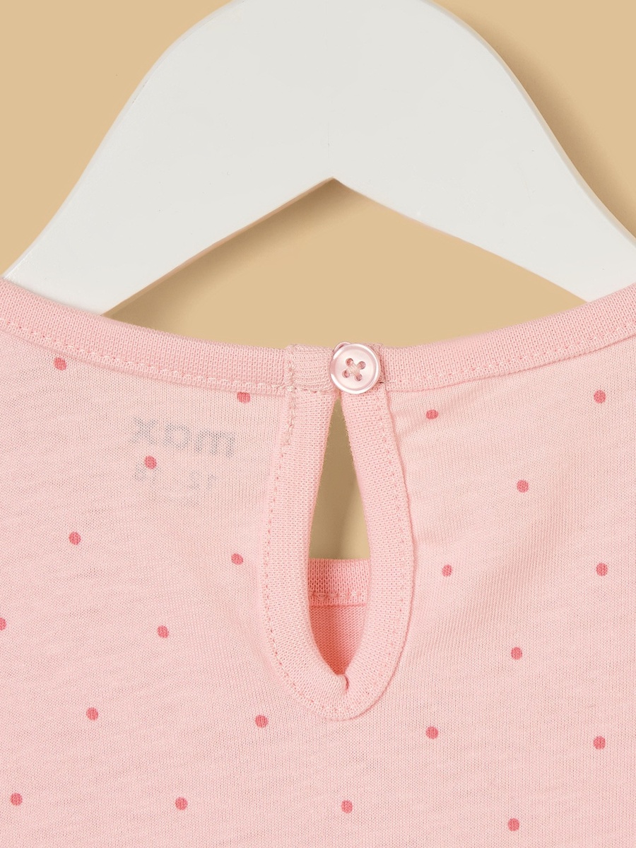 Slogan Print Cotton Top