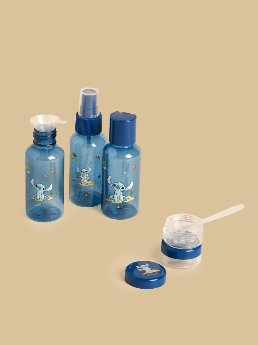 Stitch Print 9-Piece Travel Bottle Set