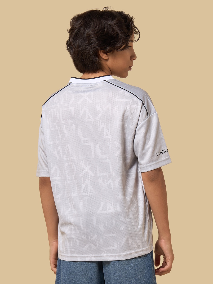 PlayStation Print V Neck T-Shirt