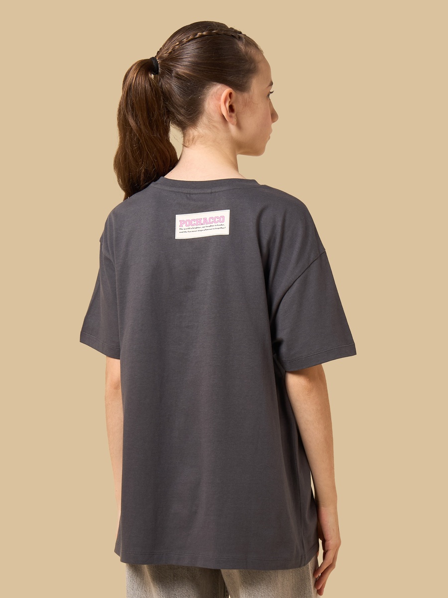 Pochacco Print Oversized T-Shirt