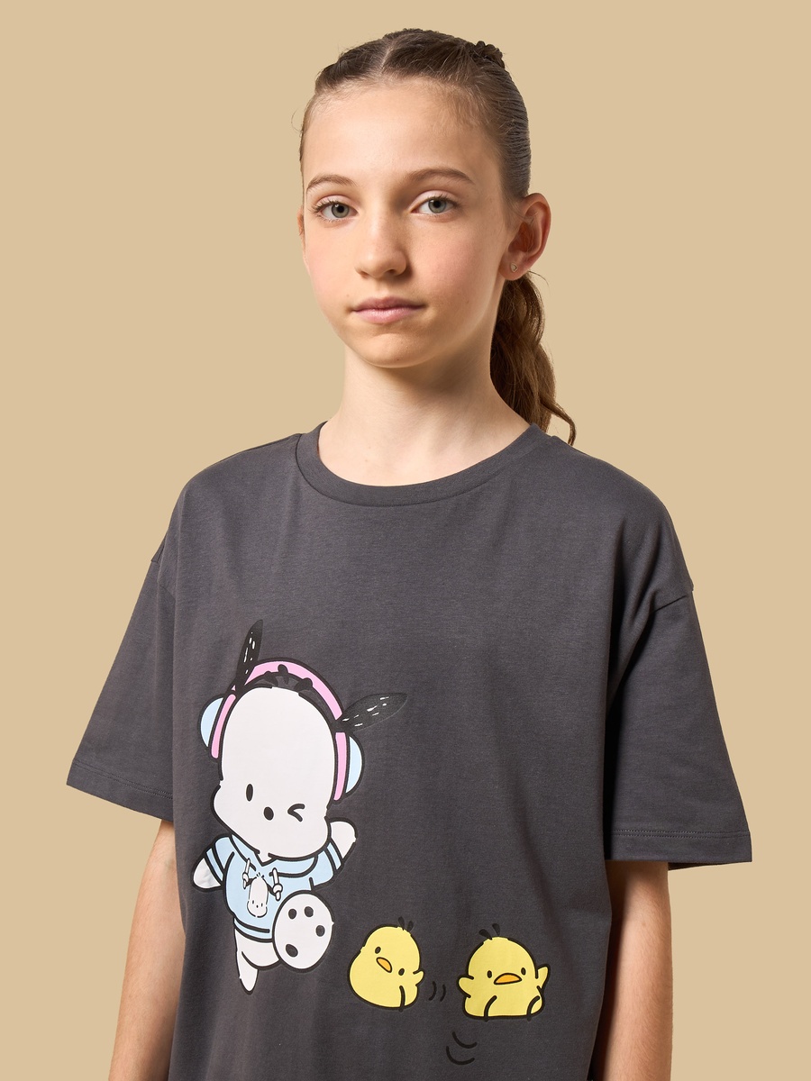 Pochacco Print Oversized T-Shirt